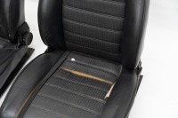 FRONT SEATS: A pair of leatherette front seats to suit a 1974-83 911 or 944 model, with brackets & slides - 3