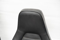 FRONT SEATS: A pair of leatherette front seats to suit a 1974-83 911 or 944 model, with brackets & slides - 5