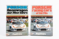 PORSCHE RACING: Two copies of 'Porsche Racing Cars of the 70" by Paul Frere, hardcover, published 1980,