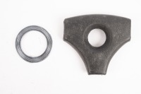 HORN PAD: A circa 1960-65 Porsche 356 horn pad & retaining rim