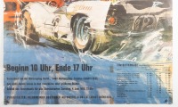 NURBURGRING 1966: A large original 1966 printed poster promoting the June 1966 1000 km race at Nurburgring, printed by the Allgemeiner Deutscher Automobil-Club - 3