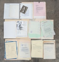 PORSCHE RACING: A group of assorted files all relating to Alan Hamilton's race & rally cars