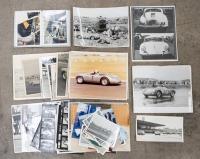 PORSCHE 356 PHOTOS: A group of assorted photos all related to Alan Hamilton's Porsche 356 and Spyder models