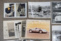 PORSCHE 356 PHOTOS: A group of assorted photos all related to Alan Hamilton's Porsche 356 and Spyder models - 3