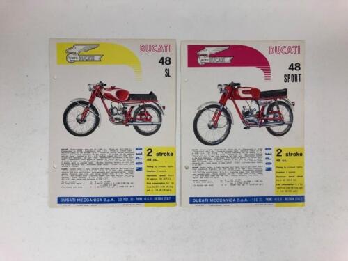 DUCATI: Two original Ducati 48 Sport and 48 SL 1960's sales brochures