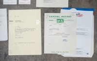 HAMILTON CORRESPONDENCE: A folder containing correspondence between Alan Hamilton and many prominent figures such as Malcolm Fraser, Jack Brabham, Jim Richards, Irvin Rockman & Vern Schuppan - 2