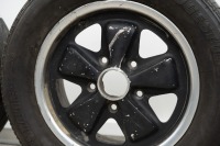 FUCHS: Three Porsche Fuchs alloy wheels, includes two replica Fuchs wheels and one genuine Fuchs wheel - 2
