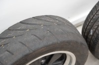 FUCHS: Three Porsche Fuchs alloy wheels, includes two replica Fuchs wheels and one genuine Fuchs wheel - 3