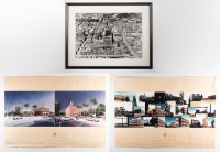 BRYANT & MAY: Two display pieces both related to the Porsche / Bryant & May building at 570 Church Street Cremorne, Victoria