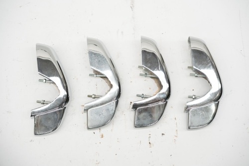 PORSCHE 356: A pair of original front & rear bumper over riders to suit a Porsche 356 B & C models