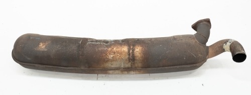 REAR MUFFLER: A circa 1984-89 Porsche 911 3.2 Carrera rear muffler