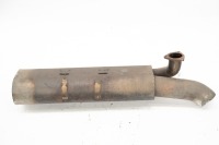 REAR MUFFLER: A circa 1977-85 Porsche 911 'Monty' rear muffler