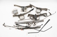 REAR WIPER PARTS: A group of assorted rear wiper parts to suit 1969-77 Porsche 911