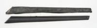 DOOR TRIM: Two right side inner door top trim pieces to suit 1969-74 Porsche 911