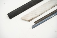 INTERIOR TRIM: Three interior pieces, includes a parcel shelf trim to suit 1965-69 Porsche 911, a right side outer upper door trim piece and a inner scuff plate - 2