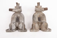 INLET MANIFOLDS: An pair of left & right inlet manifolds to suit a Porsche 356 A