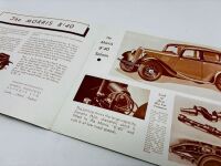 MORRIS: A group of four Sales Brochures for the 8/40 [Location: Sydney] - 9
