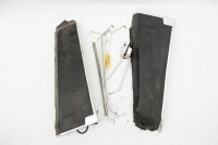 DOOR POCKETS: A pair of circa 1969-73 Porsche 911 left & right inner door pockets