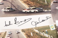 1977 HARDIE-FERODO 1000: A group of photos relating the 1977 Bathurst Hardie-Ferodo 1000, includes a signed photo of the event winners, Alan Moffat, Jacky Ickx, Colin Bond & Alan Hamilton, signed by both Colin Bond & Alan Hamilton - 3