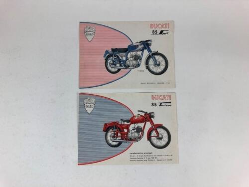 DUCATI: Two original Ducati 85 Turismo and 85 Sport Late 1950's sales brochures