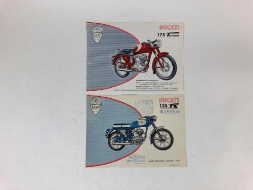 DUCATI: Two original Ducati 125TS and 175 Turismo 1959 sales brochures