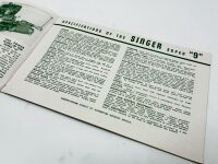 SINGER: A group of three Sales Brochures for the Nine and Ten models [Location: Sydney] - 7
