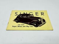 SINGER: A group of three Sales Brochures for the Nine and Ten models [Location: Sydney] - 8