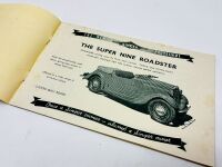 SINGER: A group of three Sales Brochures for the Nine and Ten models [Location: Sydney] - 9