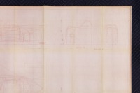 PORSCHE 908: A large 1978 dated designated Porsche Typ 908/03 blueprint diagram, contains design & mechanical diagrams, numbered '908.003.001.30' to lower right corner, 90cm high, 1.4m wide - 9