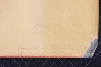 PORSCHE 908: A very large 1968 dated Porsche 908 blueprint diagram, containing design & mechanical diagrams, written in lower right corner '908.330.1003' and '908/69', 1.2m high, 2.01m wide - 4