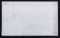PORSCHE 908: A very large 1968 dated Porsche 908 blueprint diagram, containing design & mechanical diagrams, written in lower right corner '908.330.1003' and '908/69', 1.2m high, 2.01m wide - 5