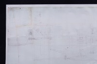 PORSCHE 908: A very large 1968 dated Porsche 908 blueprint diagram, containing design & mechanical diagrams, written in lower right corner '908.330.1003' and '908/69', 1.2m high, 2.01m wide - 6