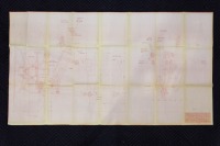 PORSCHE 906: A very large 1965&nbsp;dated,&nbsp;1:1 scale fold out blueprint diagram of a Porsche 906 front axle assembly, with number noted to lower right corner '906.340.2002 BL.1'