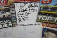 MUSCLE CARS: Five publications on muscle cars (signed by 15+ drivers) - 3