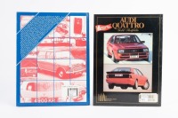 CAR PROFILES: Two car profile books including 'Mini Cooper & Cooper 'S'&nbsp; - Super Profile' by Graham Robson along with 'Audi Quattro - Gold Portfolio 1980-1991' by Brooklands books - 2