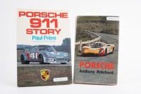PORSCHE: Two hardcover books relating to Porsche, includes 'Porsche' by Anthony Pritchard, published 1969 and Porsche 911 Story' by Paul Frere, published 1976