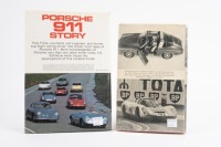 PORSCHE: Two hardcover books relating to Porsche, includes 'Porsche' by Anthony Pritchard, published 1969 and Porsche 911 Story' by Paul Frere, published 1976 - 2