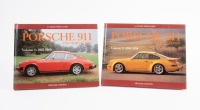PORSCHE 911: Two hardcover books relating to Porsche 911 by Michael Cotton, includes Volume One 1963-1980 and Volume Two 1981-1994, published 1994