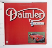 DAIMLER: 'Daimler V8 S.P. 250' by Brian Long, hardcover book, published 2008, 192 pages - 2