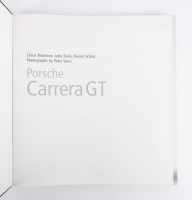 PORSCHE CARRERA: 'Porsche Carrera GT' by Elmar Brummer, Jutta Deiss & Reiner Scholz, large format hardcover book, published 2003 - 2