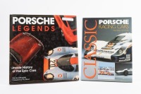 PORSCHE: Two hardcover books relating to Porsche