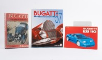 BUGATTI: Three books relating to Bugatti