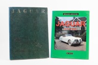 JAGUAR: Two hardcover books relating to Jaguar, includes 'Jaguar In pictures' by Roy Bacon, published 1999 and 'Jaguar' by Philip Porter, published 1989