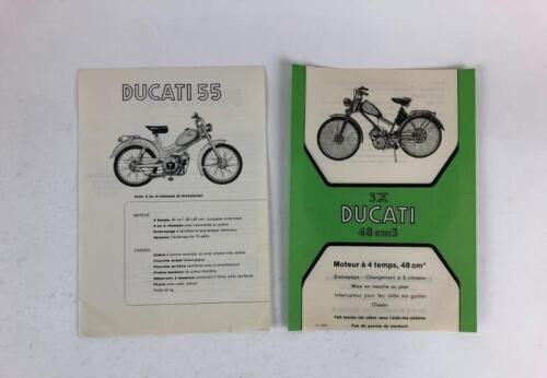 DUCATI: Two original Ducati 55, 1955 and 48cc, 1953 sales brochures in French