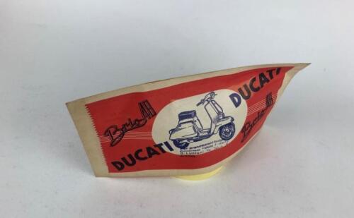 DUCATI: An original Ducati 1960's GP paper hat 'Brio 48'