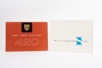 JAGUAR: Two Jaguar sales brochures, 'The Jaguar 3.4 and 3.8 Litre 'S' Type' and 'The New Jaguar 420'&nbsp;
