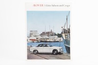 ROVER: A foldout colour sales brochure for the Rover 3-Litre Saloon and Coupe, believed to be published 1967