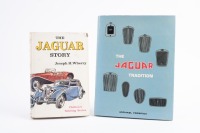 JAGUAR: Two books on Jaguar including 'The Jaguar Tradition' by Michael Frostick and 'The Jaguar Story' by Joseph H.Wherry'&nbsp;