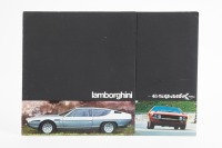 LAMBORGHINI: A high quality Lamborghini Espada fold out sales brochure, 1973