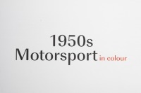1950s: '1950s Motorsport in colour' by Martyn Wainwright, hardcover book published by Veloce - 2
